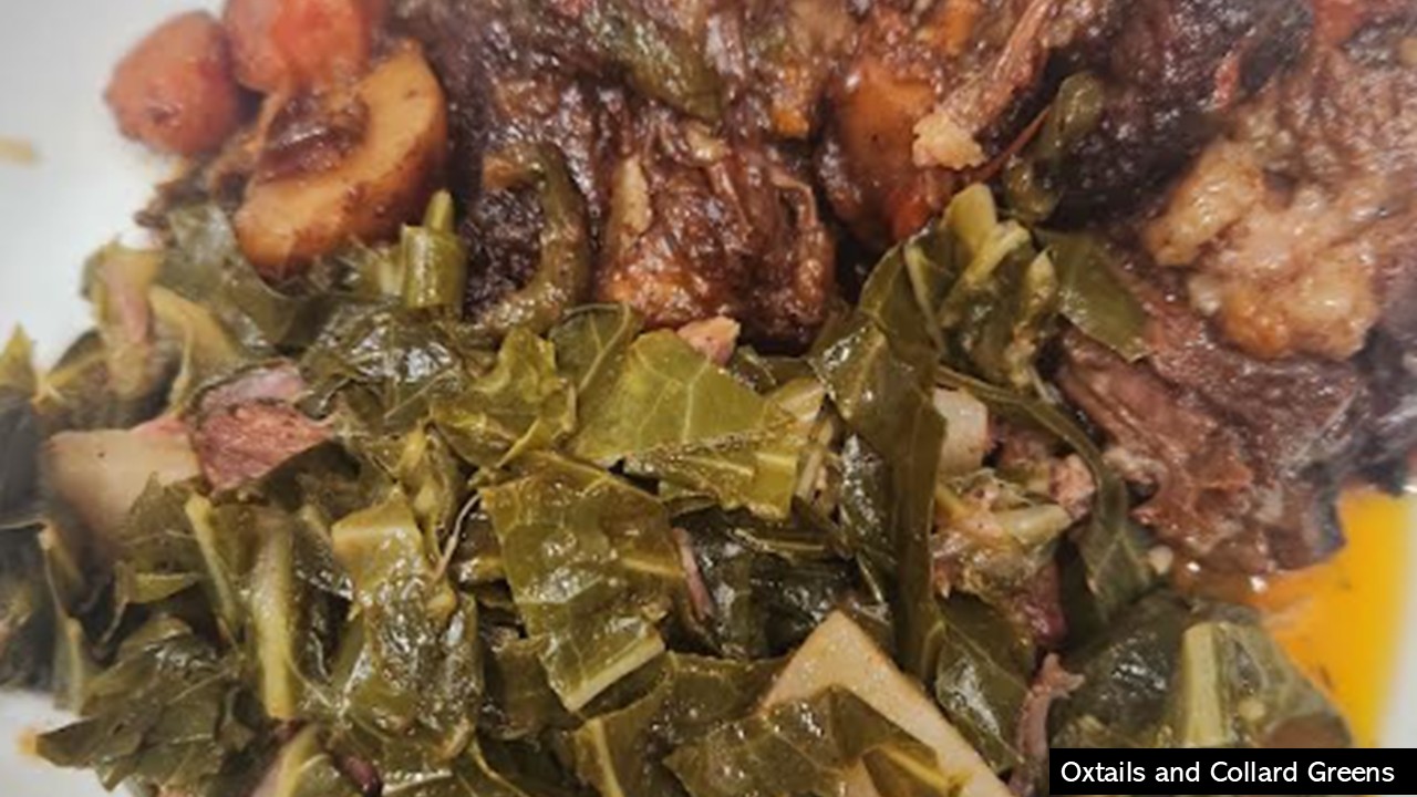 Oxtails and Collard Greens